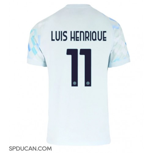 Muški Nogometni Dres Inter Milan Luis Henrique #11 Gostujuci 2025-26 Kratak Rukav Muški Nogometni Dres Inter Milan Luis Henrique #11 Gostujuci 2025-26 Kratak Rukav